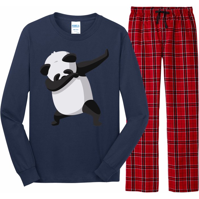 Dabbing Dab Panda Long Sleeve Pajama Set