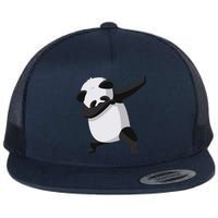Dabbing Dab Panda Flat Bill Trucker Hat