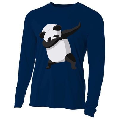 Dabbing Dab Panda Cooling Performance Long Sleeve Crew