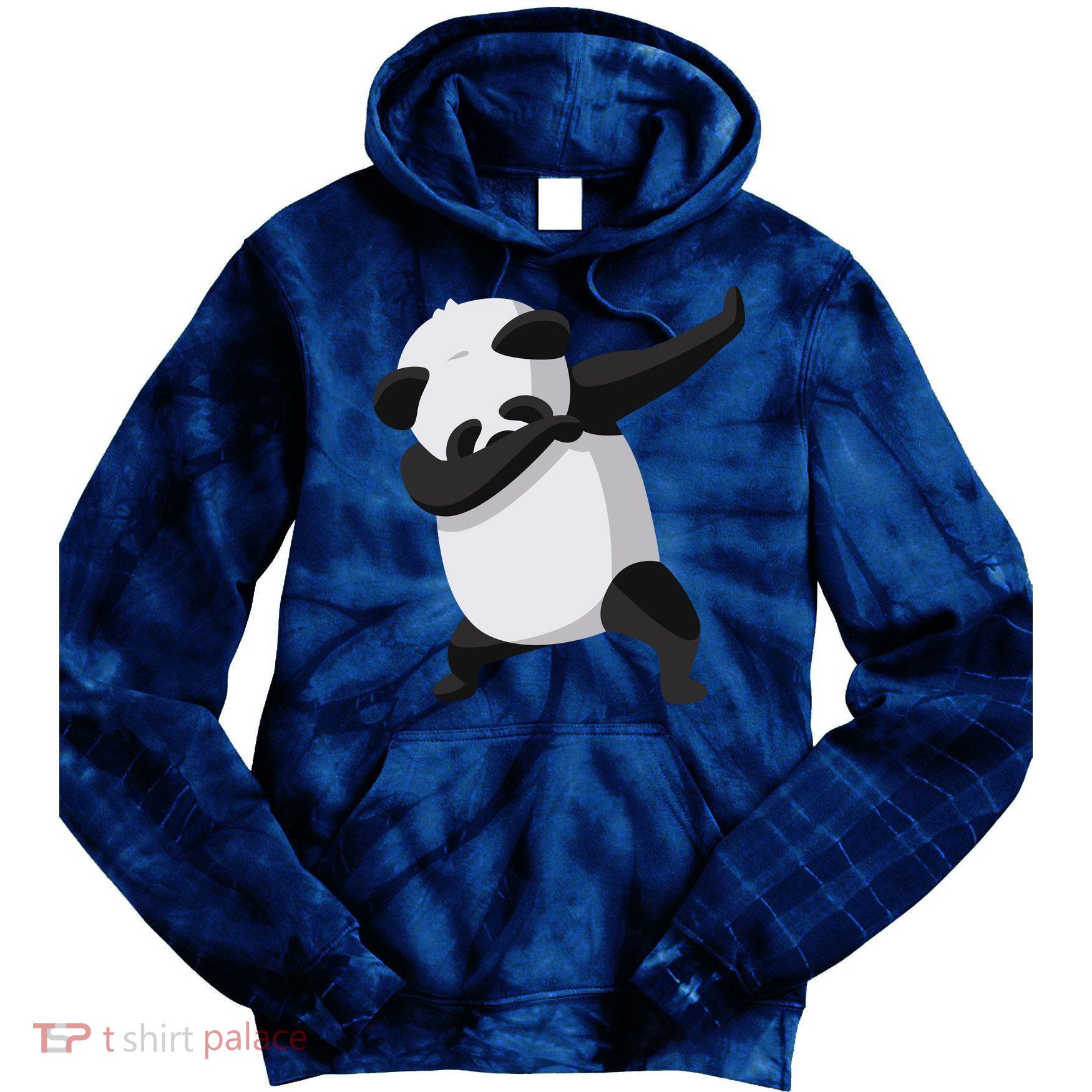 Dabbing Dab Panda Tie Dye Hoodie