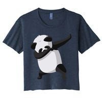 Dabbing Dab Panda Crop Top