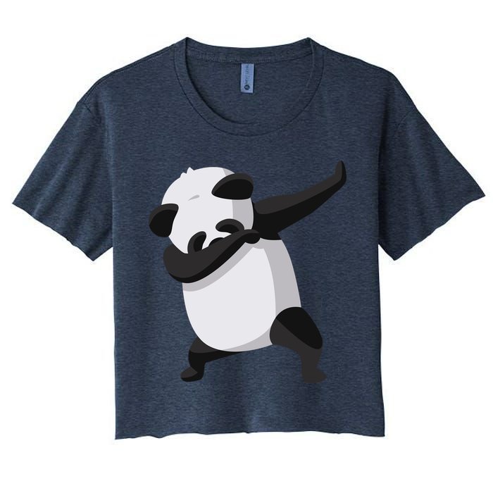 Dabbing Dab Panda Crop Top