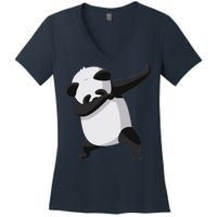 Dabbing Dab Panda Women's V-Neck T-Shirt