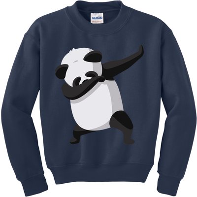 Dabbing Dab Panda Kids Sweatshirt
