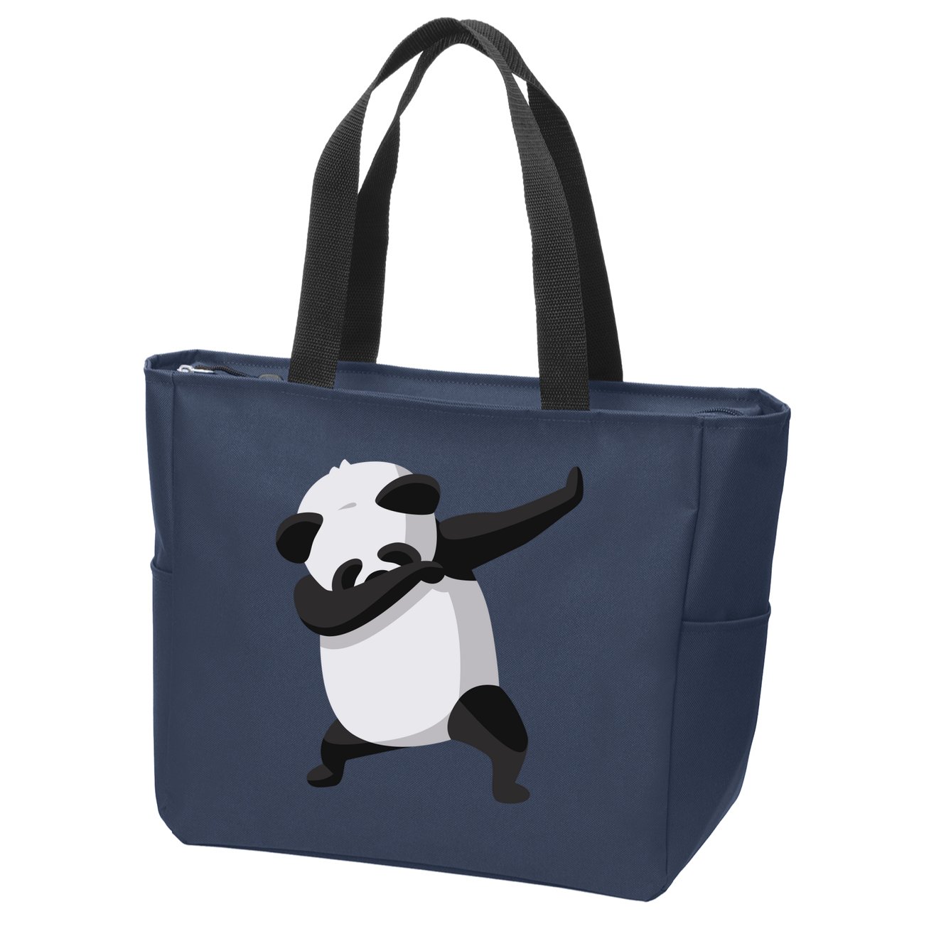 Dabbing Dab Panda Zip Tote Bag