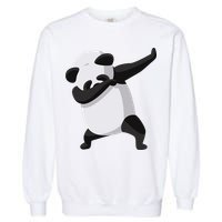 Dabbing Dab Panda Garment-Dyed Sweatshirt