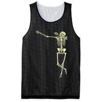 Dabbing Dab Skeleton Mesh Reversible Basketball Jersey Tank