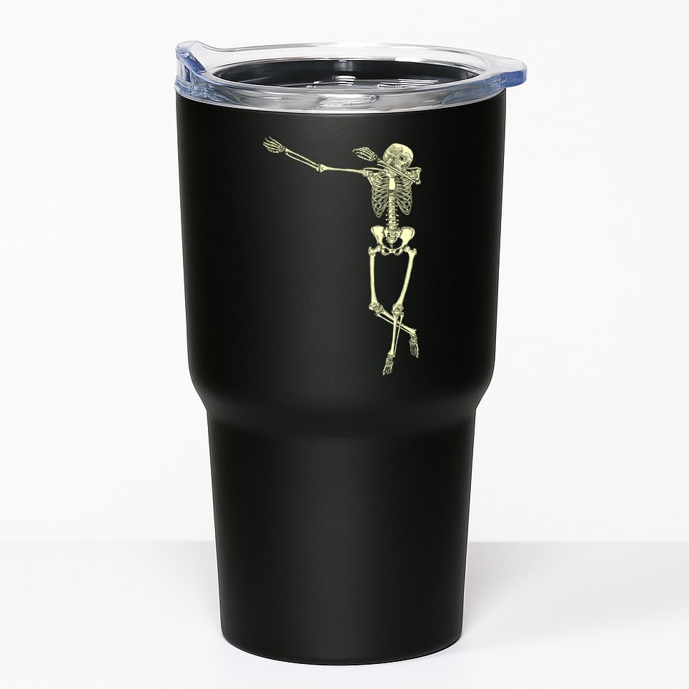 Dabbing Dab Skeleton Tumbler
