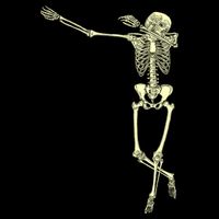 Dabbing Dab Skeleton Poster