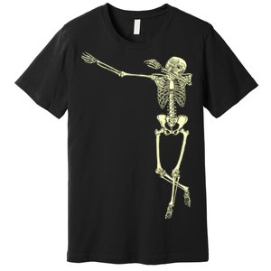 Dabbing Dab Skeleton Premium T-Shirt