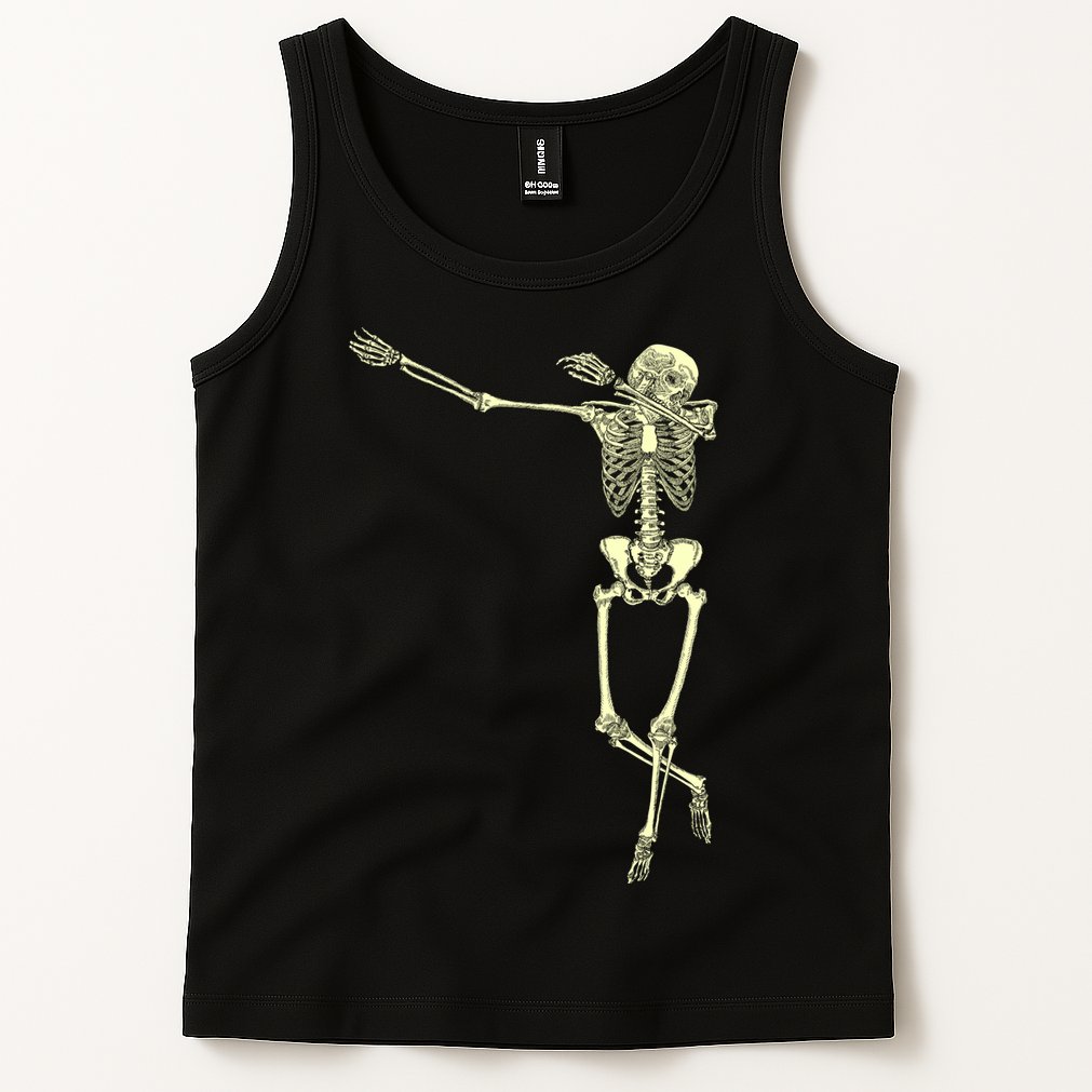Dabbing Dab Skeleton Tank Top