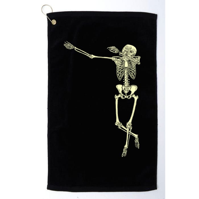 Dabbing Dab Skeleton Golf Towel
