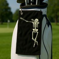 Dabbing Dab Skeleton Golf Towel