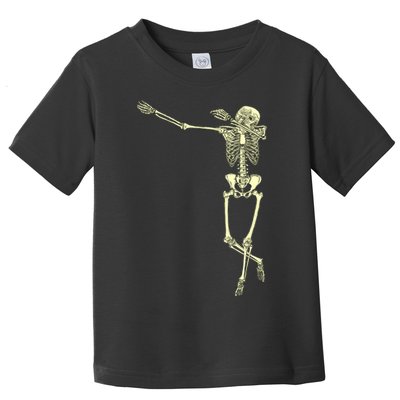 Dabbing Dab Skeleton Toddler T-Shirt
