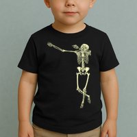 Dabbing Dab Skeleton Toddler T-Shirt