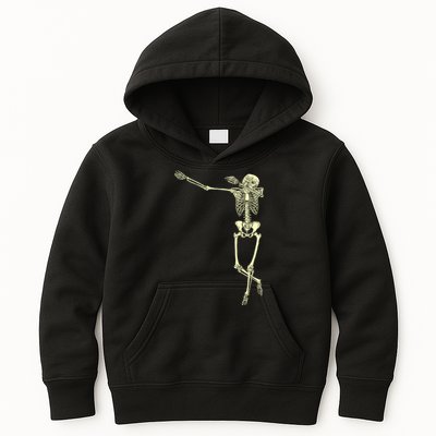 Dabbing Dab Skeleton Kids Hoodie