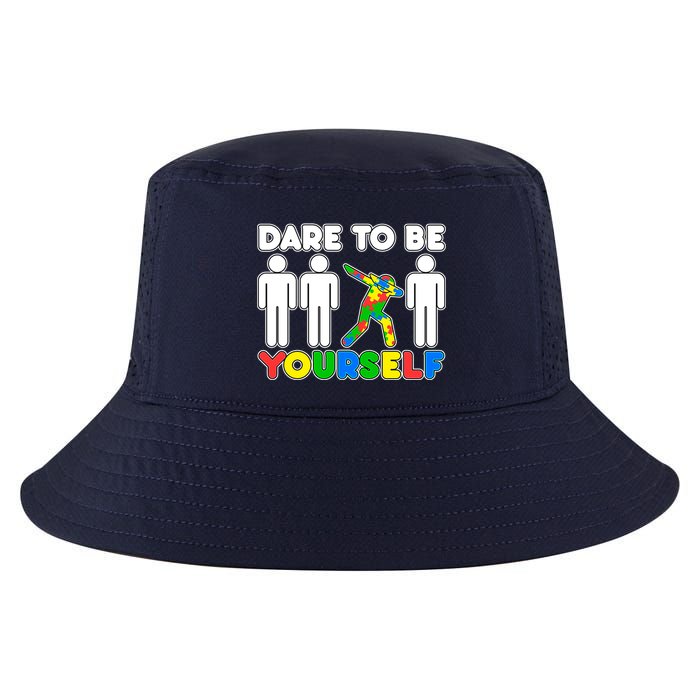 Dabbing Dare to be Yourself Autism Awareness Cool Comfort Performance Bucket Hat
