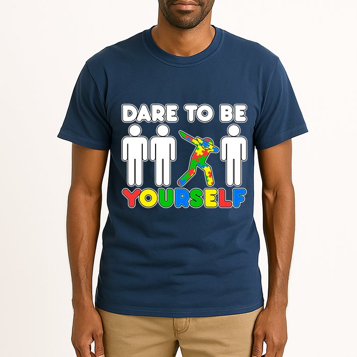 Dabbing Dare to be Yourself Autism Awareness Tall T-Shirt