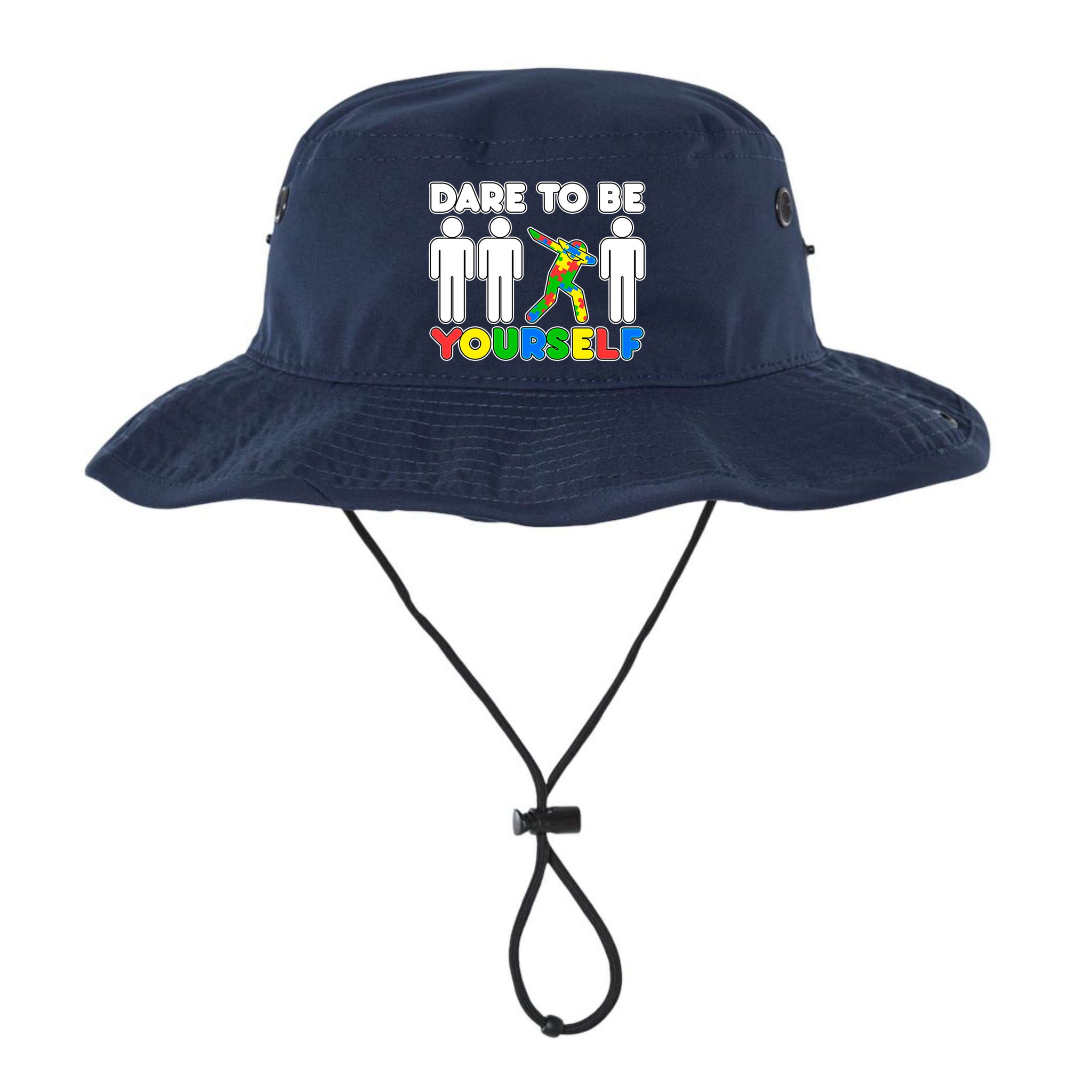 Dabbing Dare to be Yourself Autism Awareness Bucket Hat