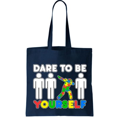 Dabbing Dare to be Yourself Autism Awareness Bag
