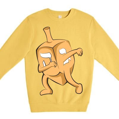 Dabbing Dreidel Premium Crewneck Sweatshirt