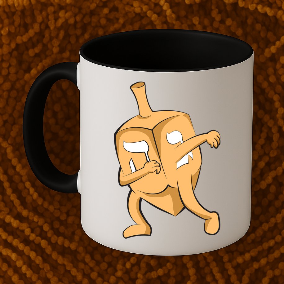 Dabbing Dreidel Mug