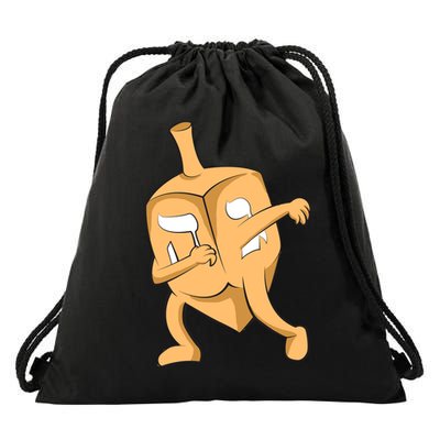Dabbing Dreidel Drawstring Bag