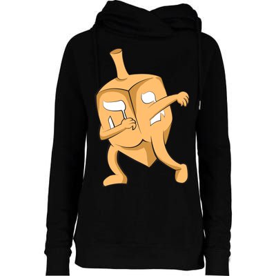 Dabbing Dreidel Womens Funnel Neck Pullover Hood