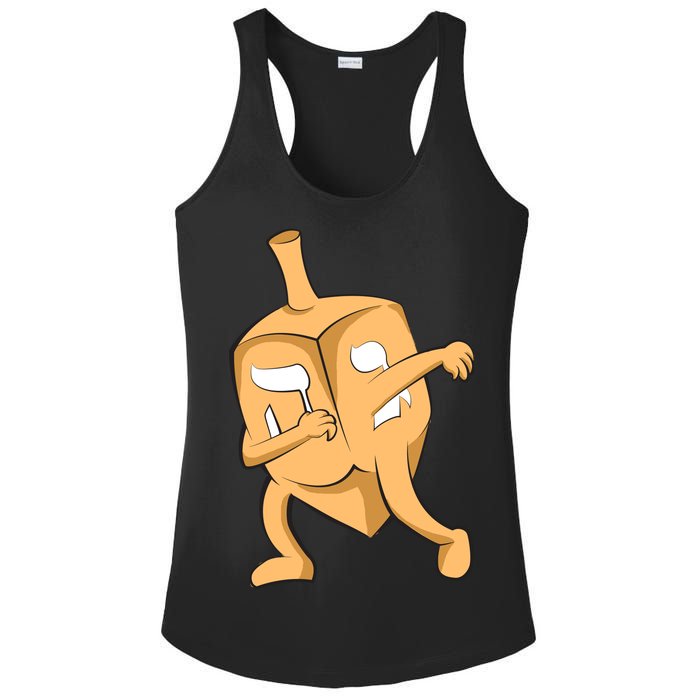 Dabbing Dreidel Ladies PosiCharge Competitor Racerback Tank