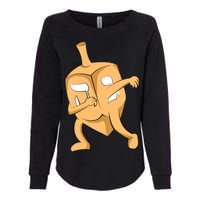 Dabbing Dreidel Womens California Wash Sweatshirt