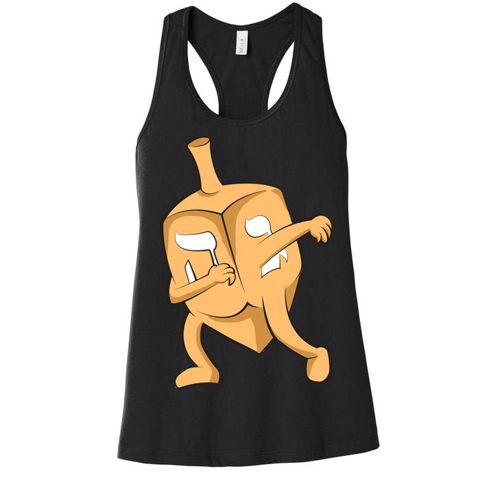 Dabbing Dreidel Women's Racerback Tank