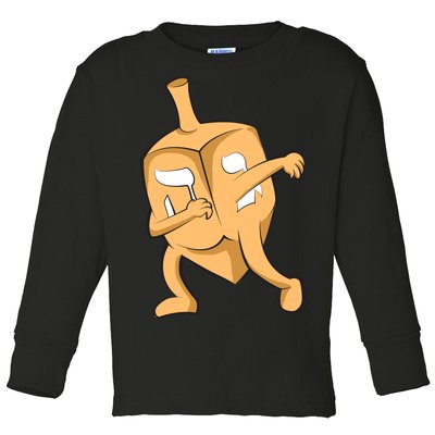 Dabbing Dreidel Toddler Long Sleeve Shirt