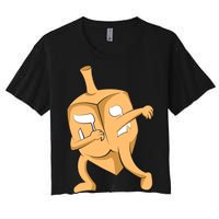 Dabbing Dreidel Women's Crop Top Tee