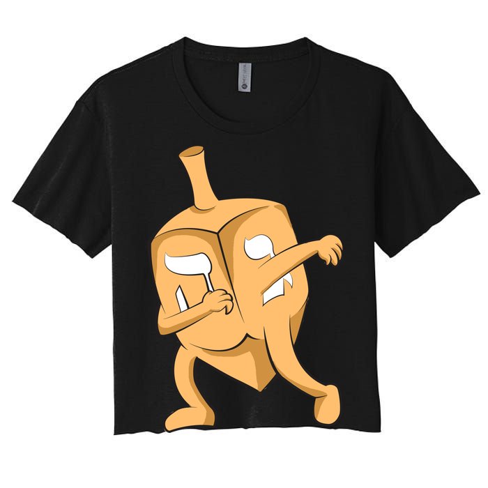 Dabbing Dreidel Women's Crop Top Tee