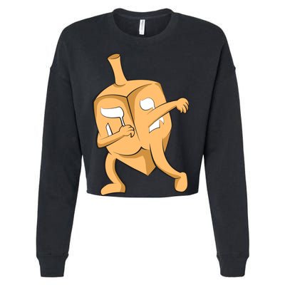 Dabbing Dreidel Cropped Pullover Crew