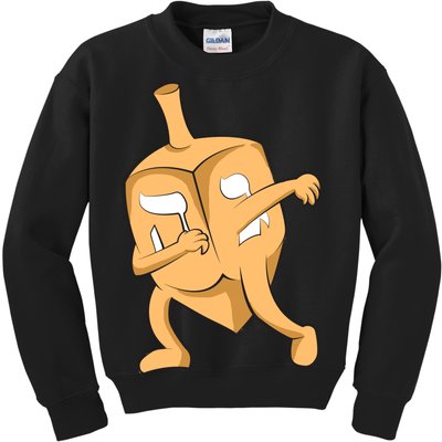 Dabbing Dreidel Kids Sweatshirt