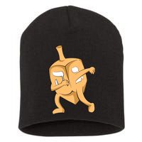 Dabbing Dreidel Short Acrylic Beanie