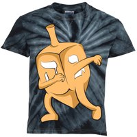 Dabbing Dreidel Kids Tie-Dye T-Shirt