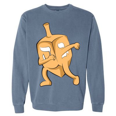 Dabbing Dreidel Garment-Dyed Sweatshirt