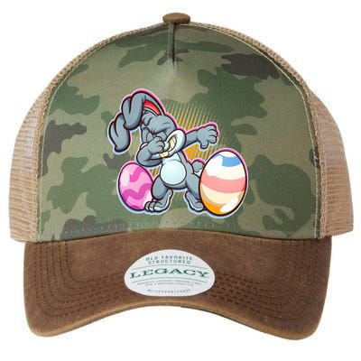 Dabbing Easter Bunny Legacy Tie Dye Trucker Hat
