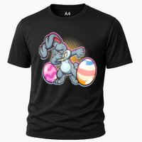 Dabbing Easter Bunny Cooling Performance Crew T-Shirt