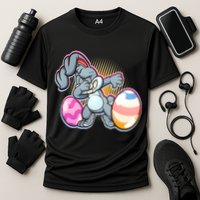 Dabbing Easter Bunny Cooling Performance Crew T-Shirt