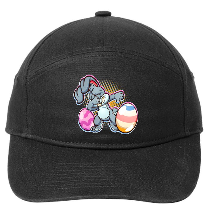 Dabbing Easter Bunny 7-Panel Snapback Hat