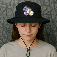 Dabbing Easter Bunny Bucket Hat