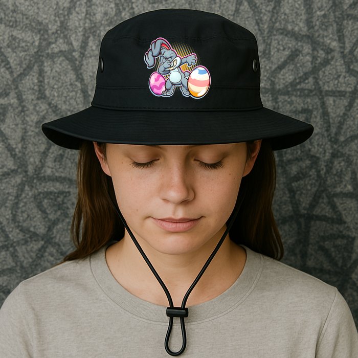 Dabbing Easter Bunny Bucket Hat