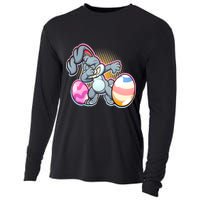Dabbing Easter Bunny Cooling Performance Long Sleeve Crew