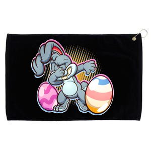 Dabbing Easter Bunny Grommeted Golf Towel