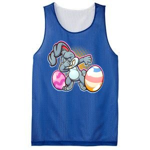 Dabbing Easter Bunny Mesh Reversible Basketball Jersey Tank