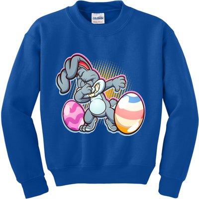 Dabbing Easter Bunny Kids Sweatshirt