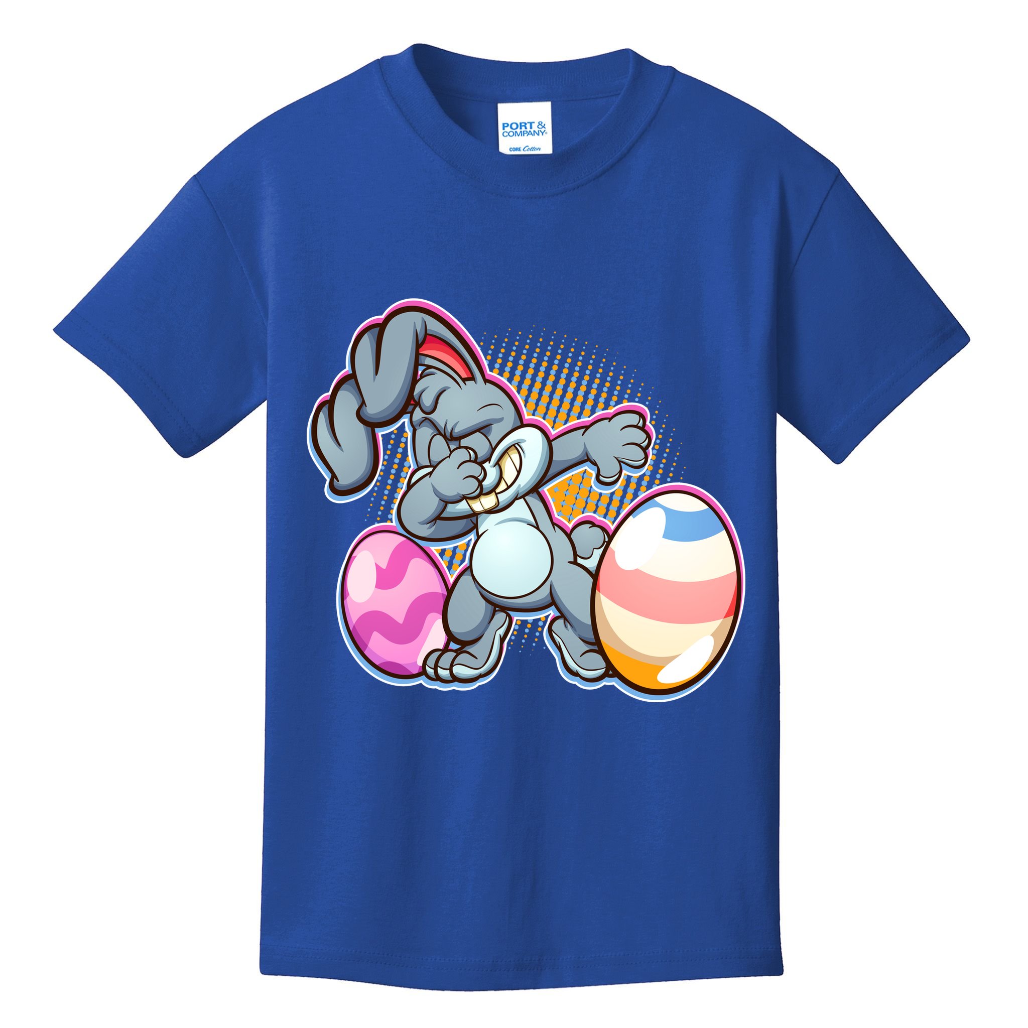 Dabbing Easter Bunny Kids T-Shirt